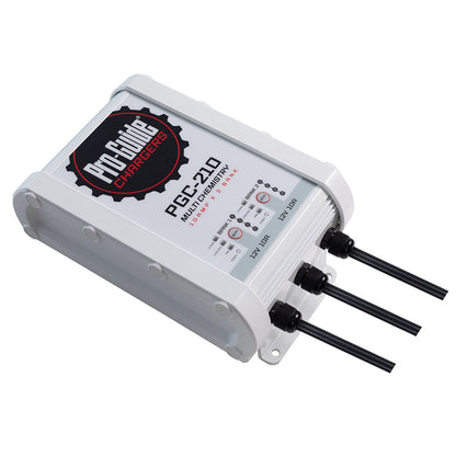 Pro-Guide PGC-210 2-Bank On-Board Battery Charger, 12V 10A - IP68