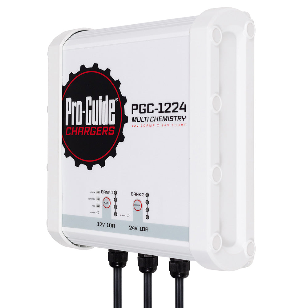 Pro-Guide Batteries PGC-1224 2-Bank On-Board Charger, 12V/24V 20-Amp