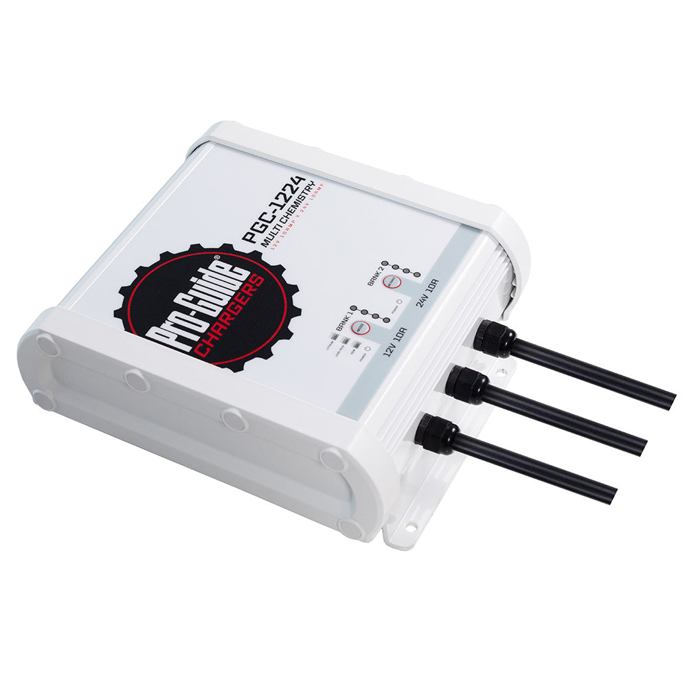 Pro-Guide Batteries PGC-1224 2-Bank On-Board Charger, 12V/24V 20-Amp