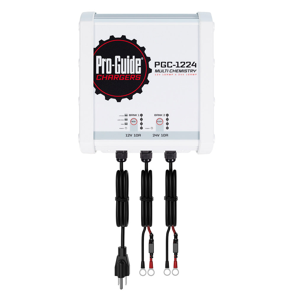 Pro-Guide Batteries PGC-1224 2-Bank On-Board Charger, 12V/24V 20-Amp