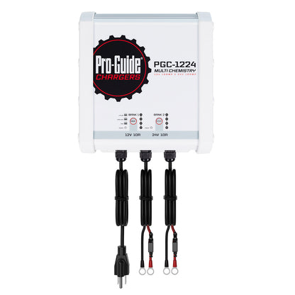 Pro-Guide Batteries PGC-1224 2-Bank On-Board Charger, 12V/24V 20-Amp