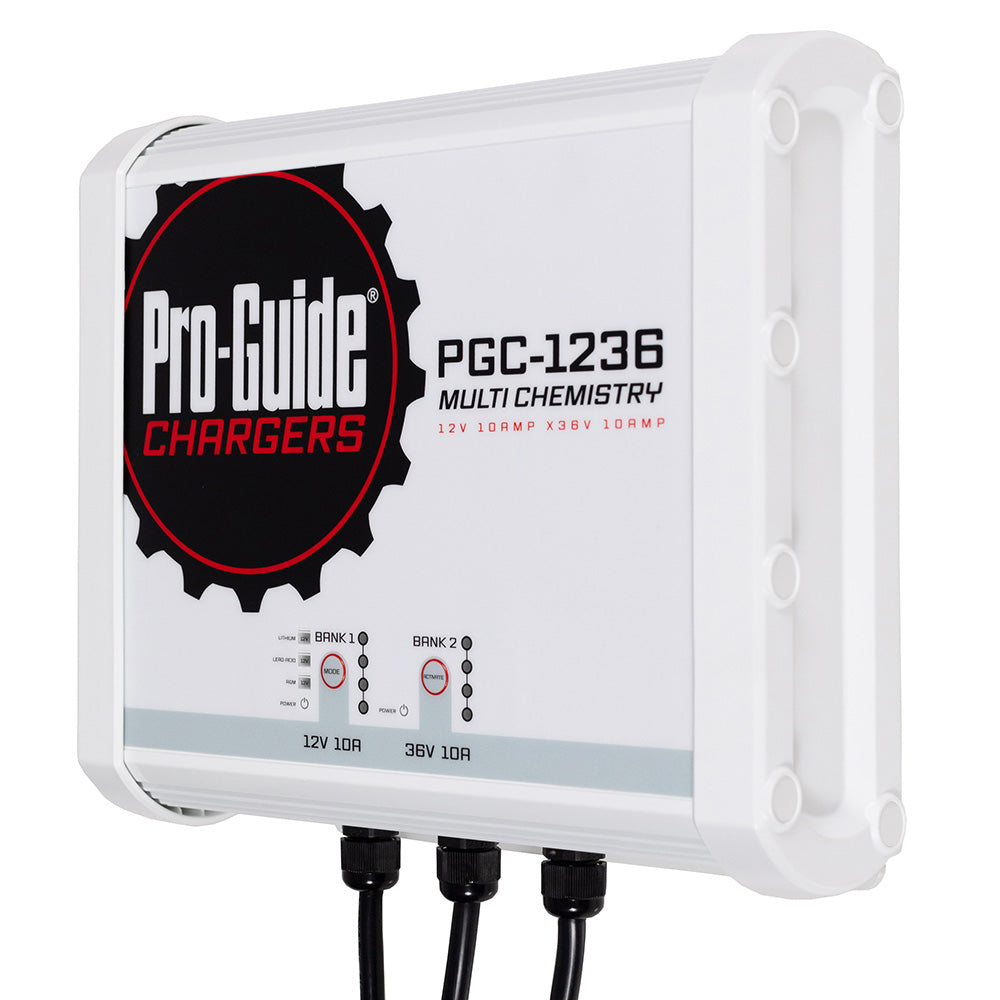 Pro-Guide PGC-1236 2-Bank On-Board Battery Charger, 12V/36V, 20-Amp