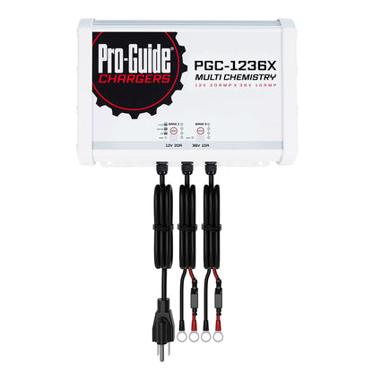 Pro-Guide PGC-1236X 2-Bank On-Board Battery Charger, 12V/36V 30A, IP68