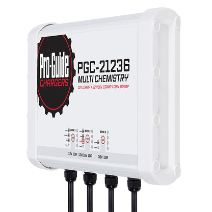 Pro-Guide PGC-21236 3-Bank On-Board Battery Charger, 30-Amp, IP68 Rated