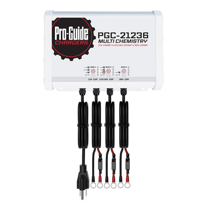 Pro-Guide PGC-21236 3-Bank On-Board Battery Charger, 30-Amp, IP68 Rated
