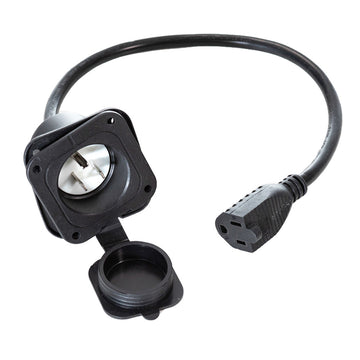 Pro-Guide Batteries Single AC Receptacle, 15A, 125V, 14 AWG Wire