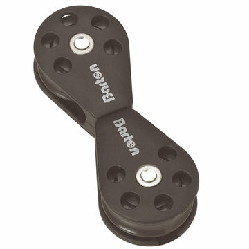 Barton Marine 30mm Back-to-Back Swivel Pulley Block, Made in UK