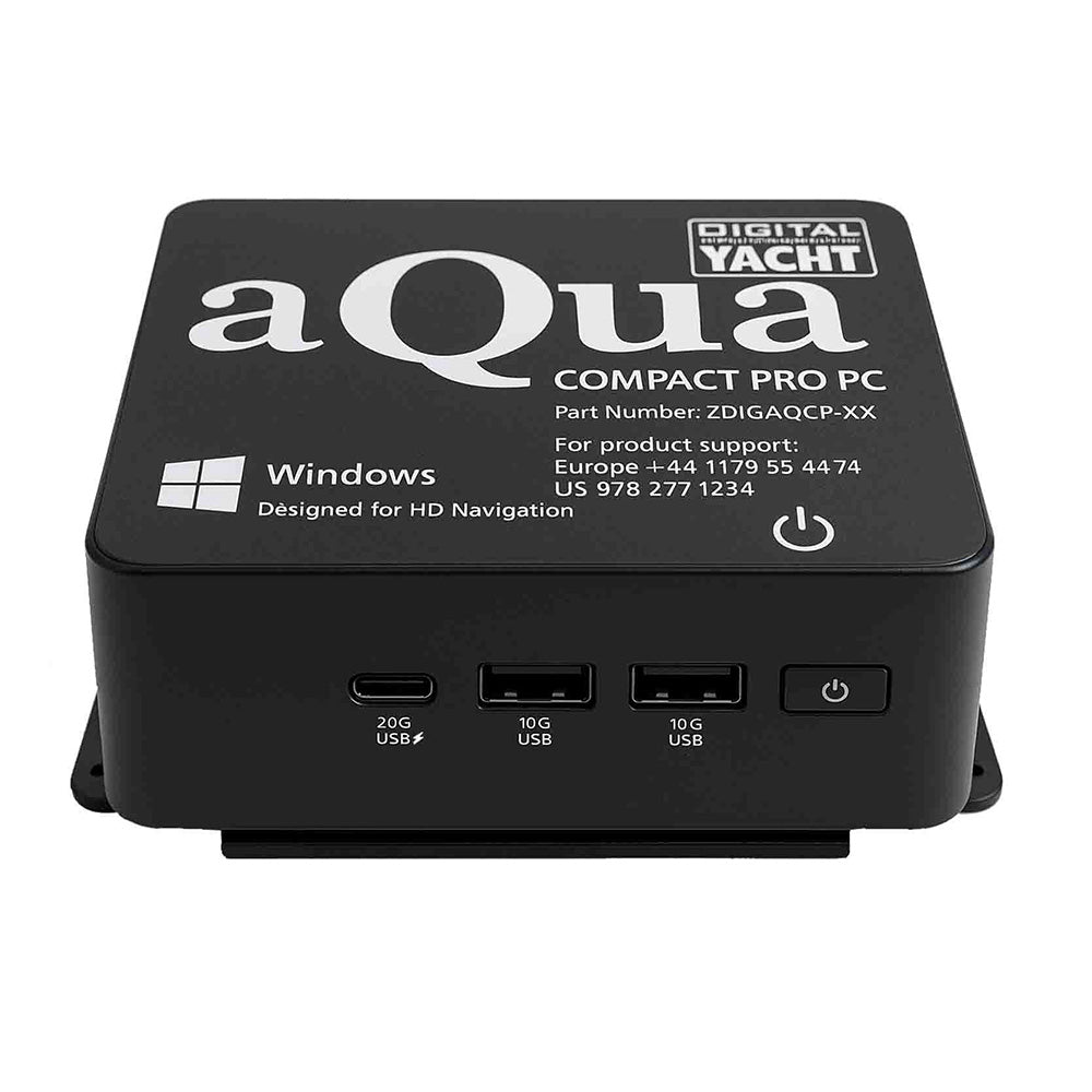 Digital Yacht Aqua Compact Pro+ PC Marine Computer, Intel Core i7, 8GB RAM, 480GB SSD