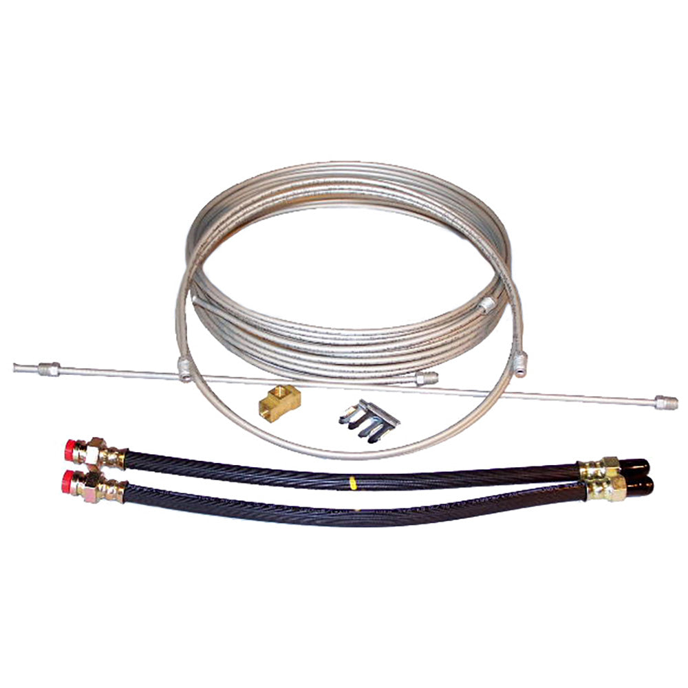 Load Rite Steel Brake Line Kit - Single Axle with 14' Flex Hoses