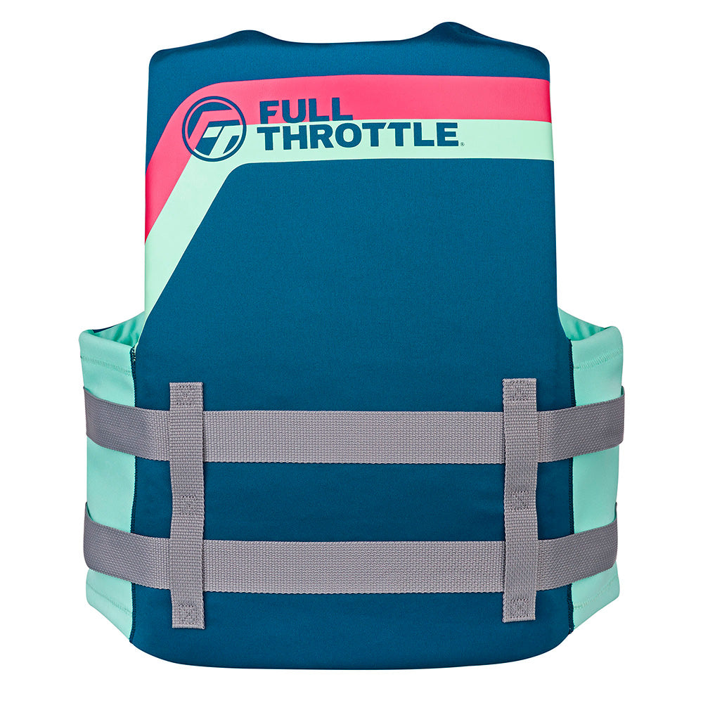 Full Throttle Adult Rapid-Dry Life Jacket, L/XL, Aqua