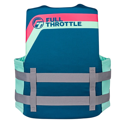 Full Throttle Adult Rapid-Dry Life Jacket, L/XL, Aqua