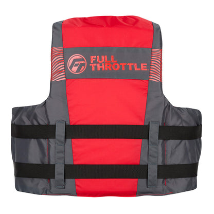 Full Throttle Adult Dual-Sized Nylon Life Jacket, 2X/4X – USCG Approved Type III