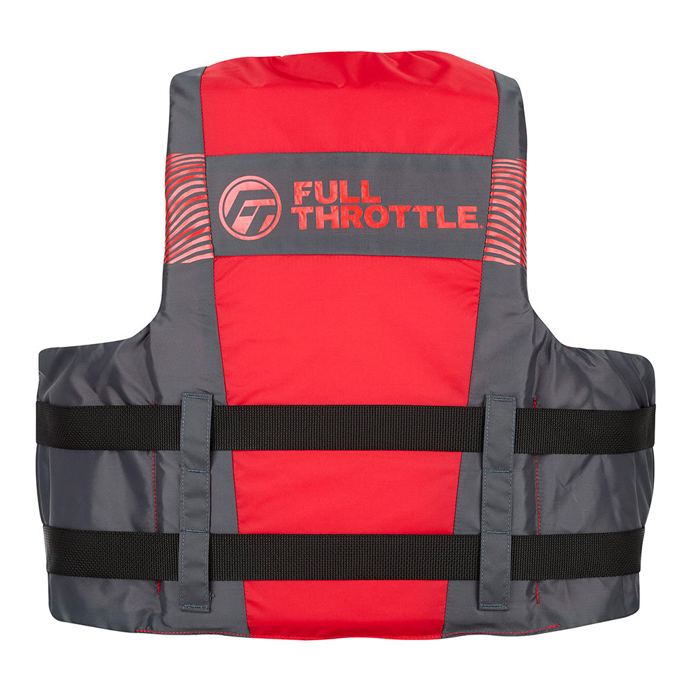 Full Throttle Adult Dual-Sized Nylon Life Jacket L/XL