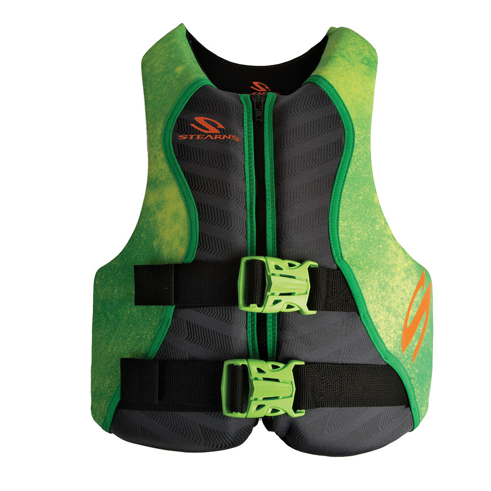 Stearns 2000037956 Youth Hydroprene Life Vest, Type III, Green, 50-90lbs