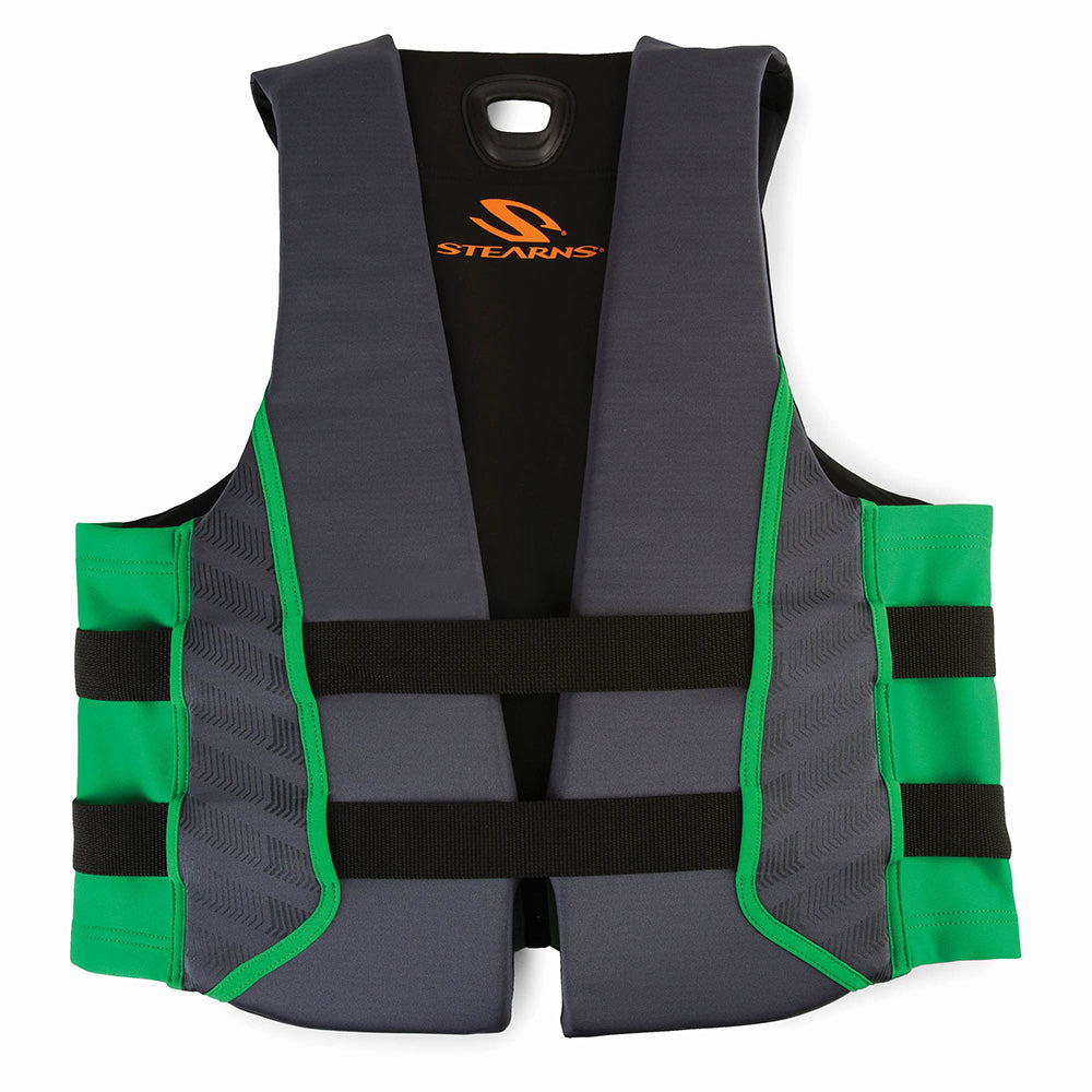 Stearns 2000037992 Adult Hydroprene Life Vest, Green, Medium