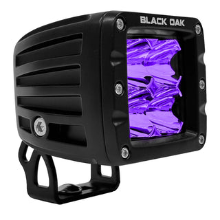 Black Oak LED 2" Ultraviolet Pod Light - Pro Series 3.0, 12W Flood
