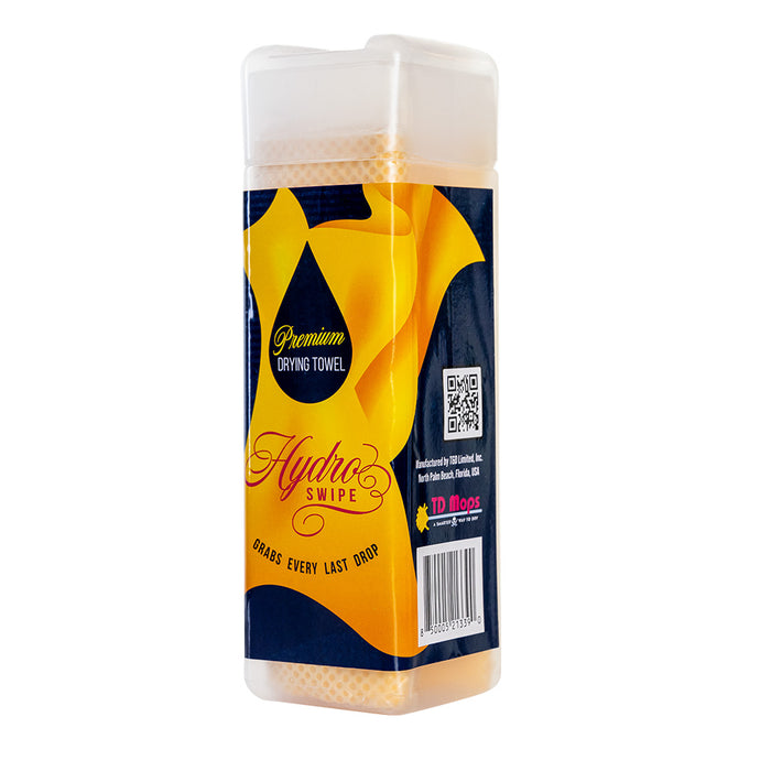 TD Mop HydroSwipe Chamois Cloth, 24" x 32" – High-Absorption & Durable
