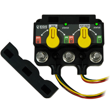 Egis Mobile Electric XD Dual Flex L VSR/Relay with Manual Knob, 6-Pin DT Connector, 500A