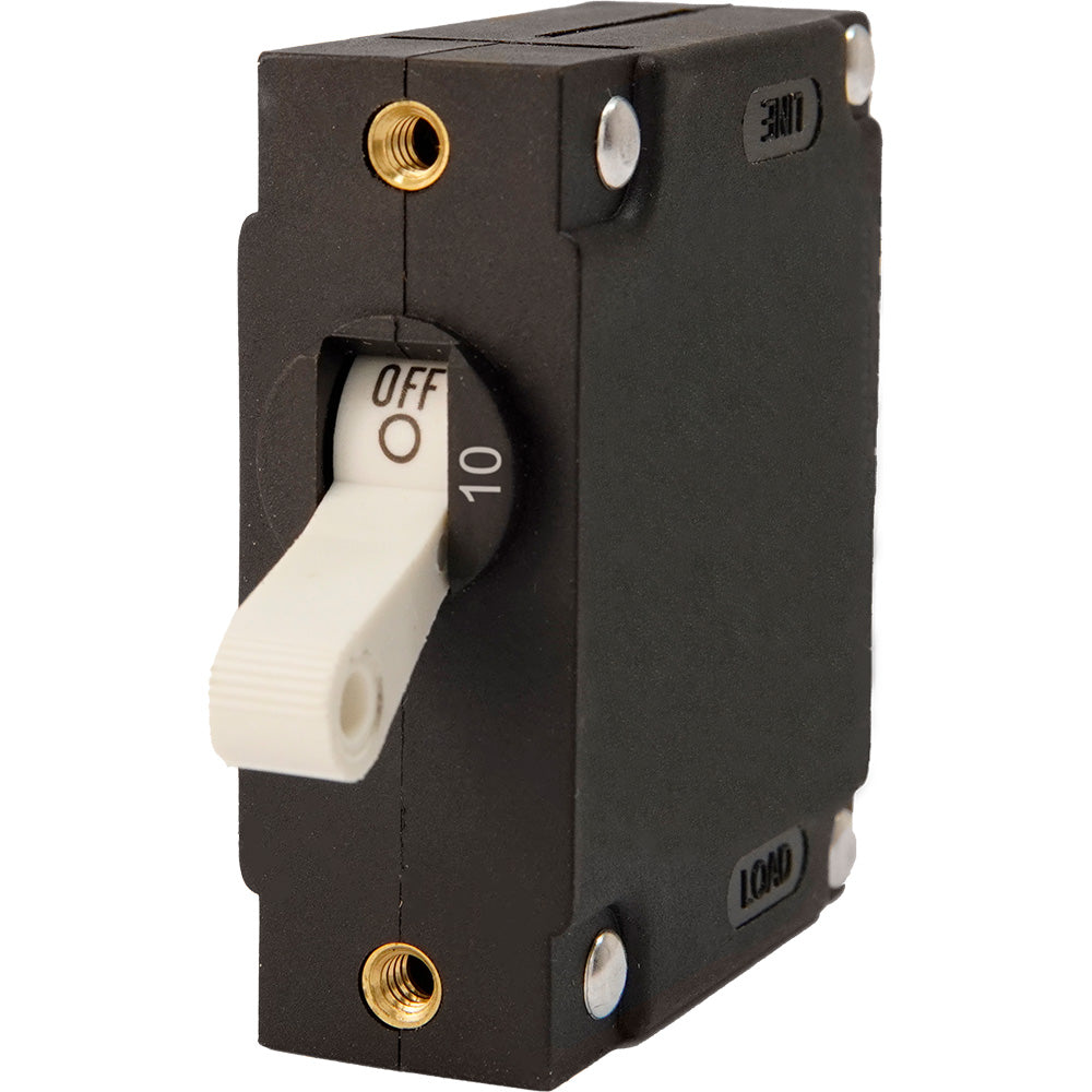 Egis Mobile Electric A-Series Single Pole 10A Toggle Panel Mount Circuit Breaker