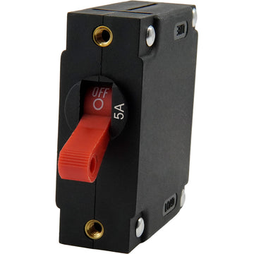 Egis Mobile Electric A Series Toggle Circuit Breaker, Single Pole, 5A, 3221-05
