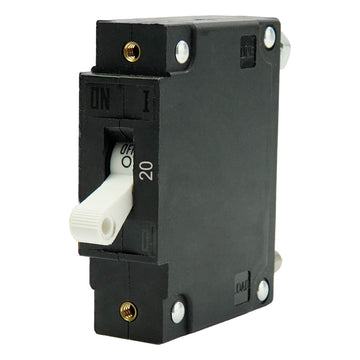 Egis Mobile Electric C Series Toggle Panel Mount Circuit Breaker - Single Pole, 20A