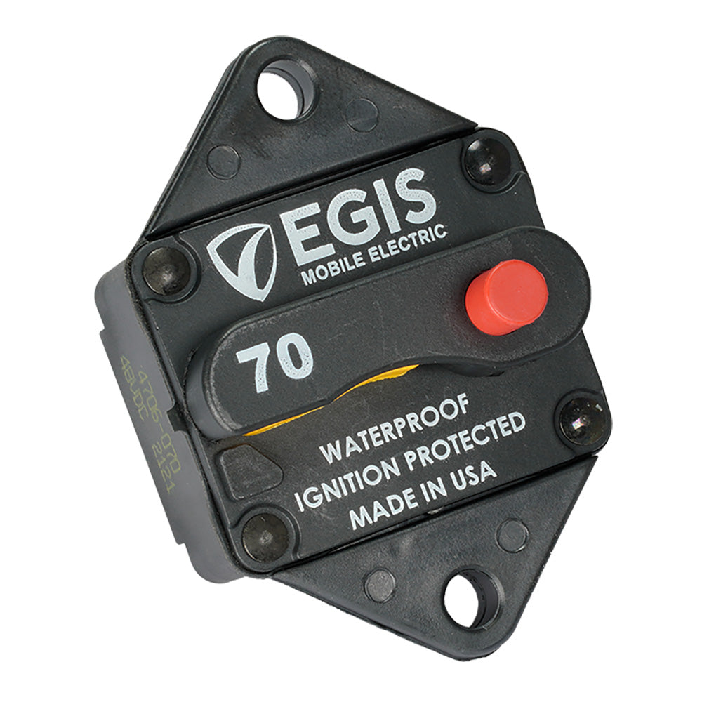Egis Mobile Electric 85 Series 70A Panel Mount Circuit Breaker