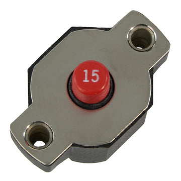 Egis Mobile Electric 15A Push Button Reset-Only Circuit Breaker