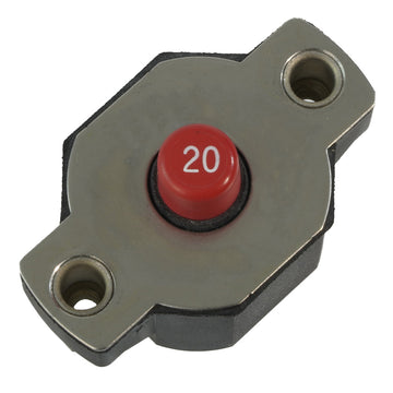 Egis Mobile Electric 20A Push Button Circuit Breaker, 32 Vdc
