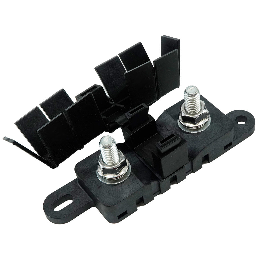Egis Mobile Electric Mega Fuse Block with M8 Hardware and Cover, Model 3820