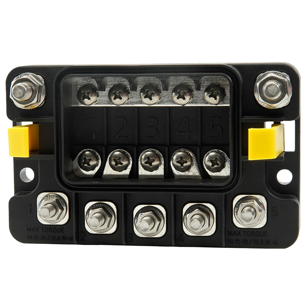 Egis Mobile Electric MIDI 5-Circuit Fuse Block with Sealed Cover