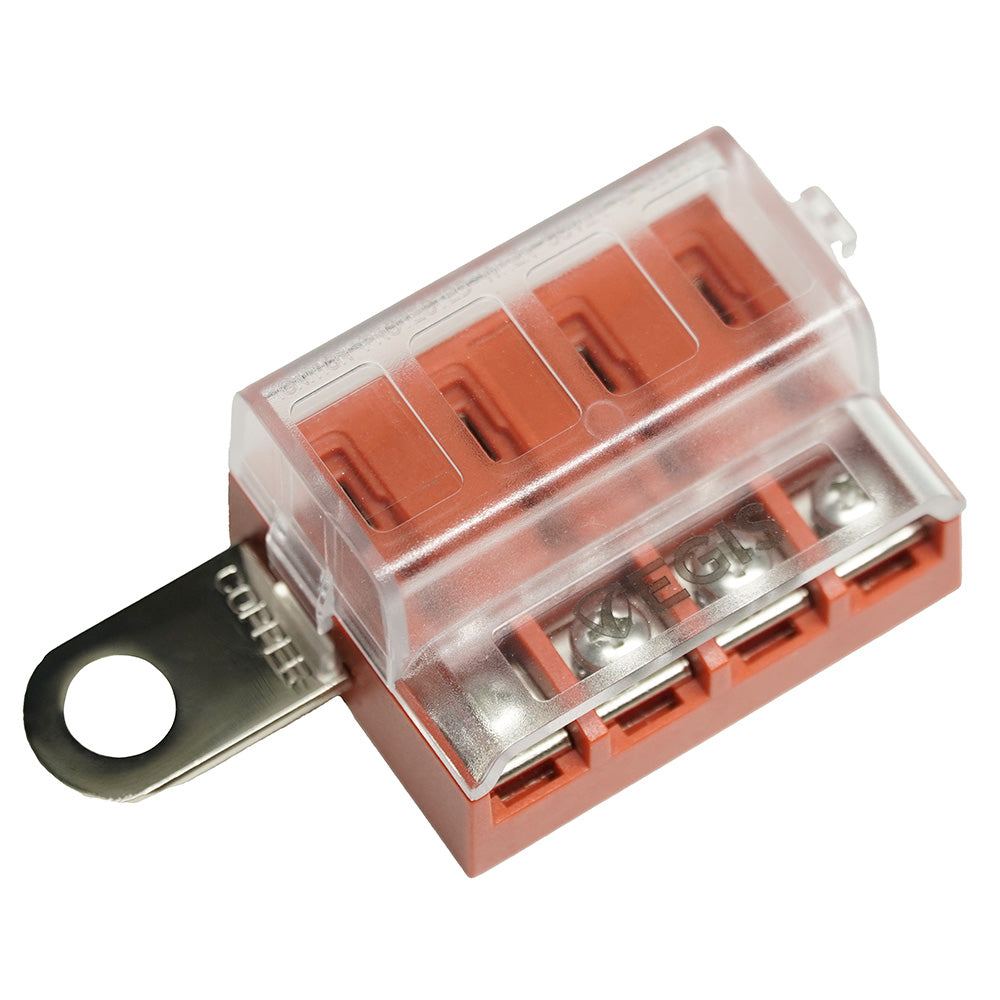Egis Mobile Electric RT Battery Terminal Mount 4-Circuit Fuse Block