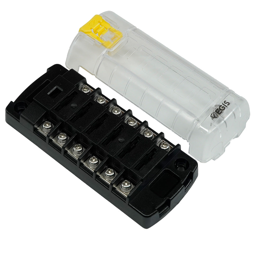Egis Mobile Electric RT Fuse Block with 6 Independent Circuits and Cover, 8037
