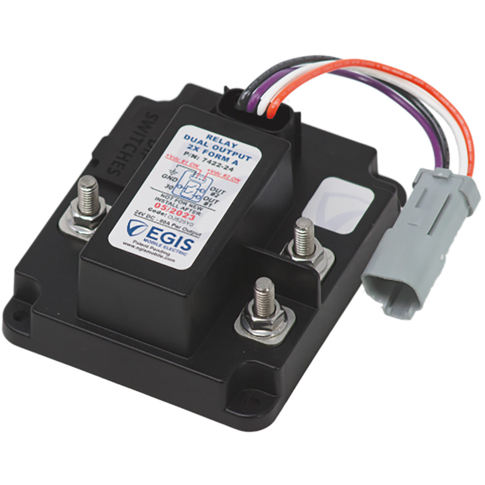 Egis Mobile Electric TH3 Dual Relay 2 x 80A, 24V
