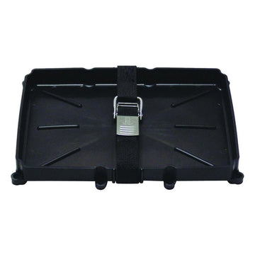 T-H Marine 24 Series Battery Holder Tray with Stainless Buckled Strap