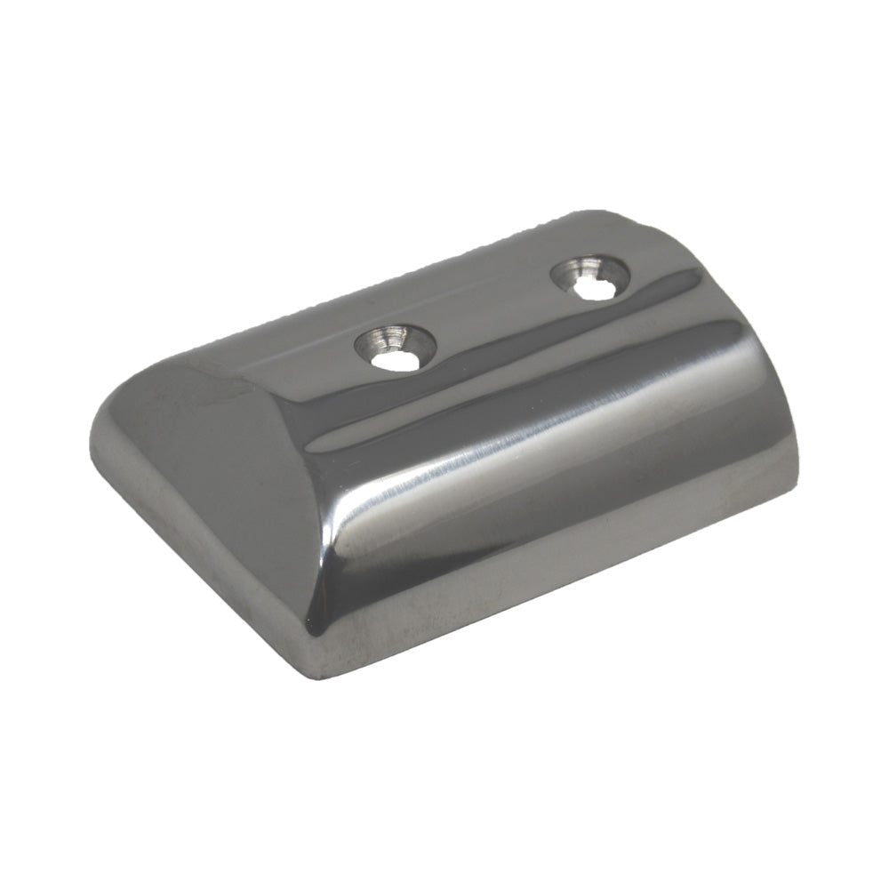 TACO Marine SuproFlex Medium Stainless Steel Rub Rail End Cap