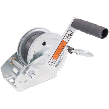 Load Rite 1100 lb. Single-Speed Trailer Winch with 20 ft. Strap