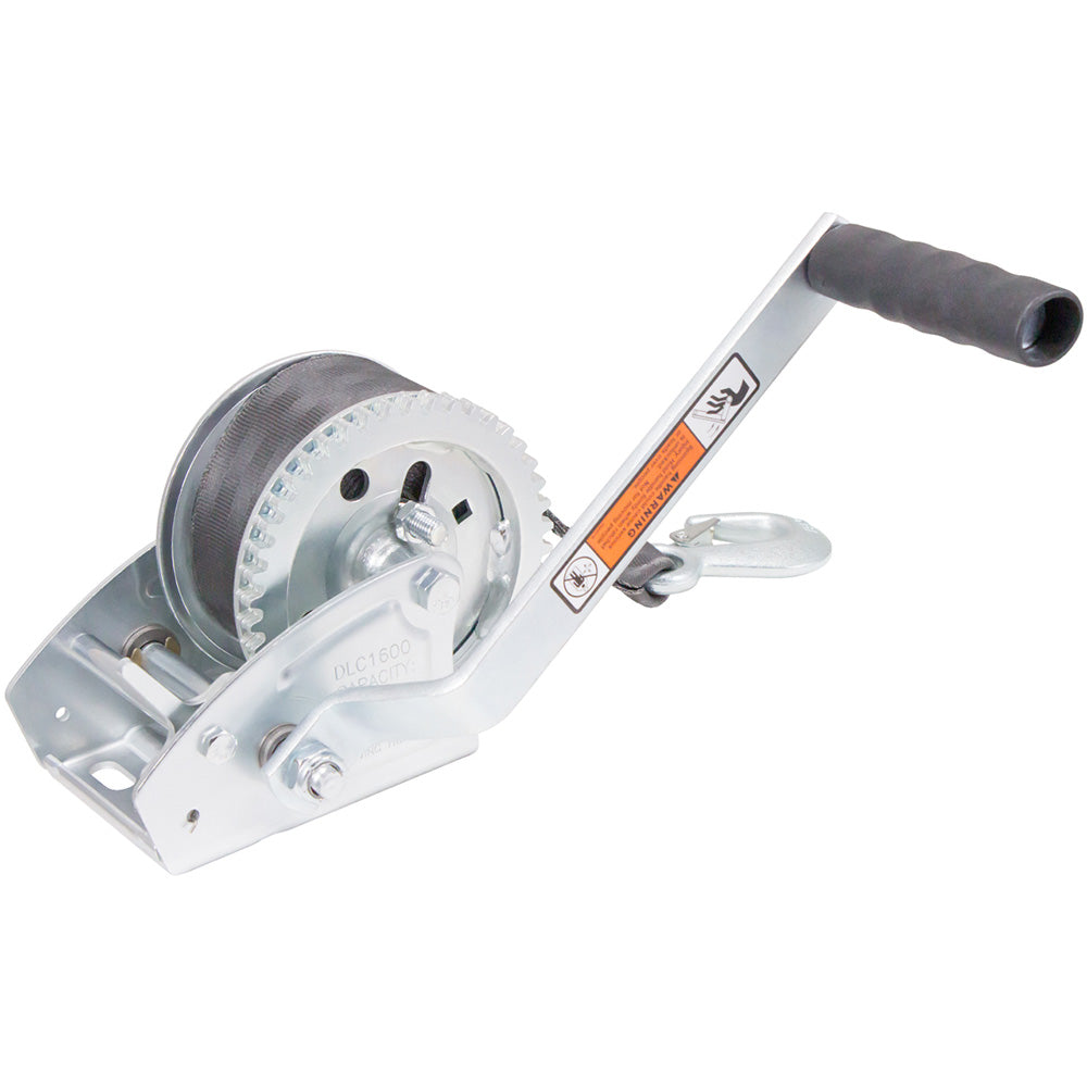 Load Rite Single-Speed Trailer Winch - 1600 lbs.