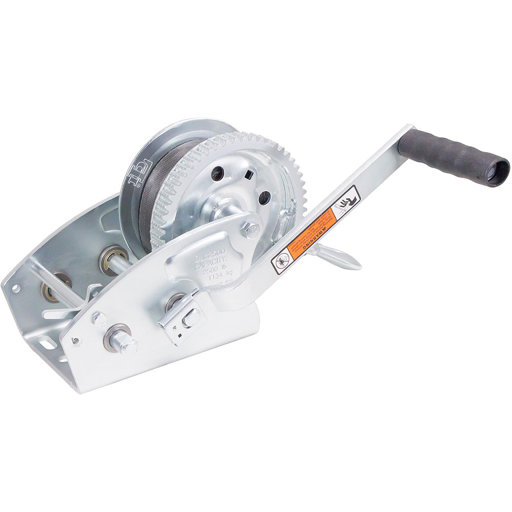Load Rite Two-Speed Trailer Winch, 2500 lbs Capacity with 27 ft. Strap