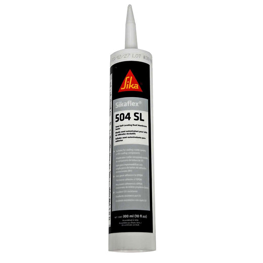 Sika Sikaflex-504 SL Semi-Leveling Roof Membrane Sealer, White, 300ml