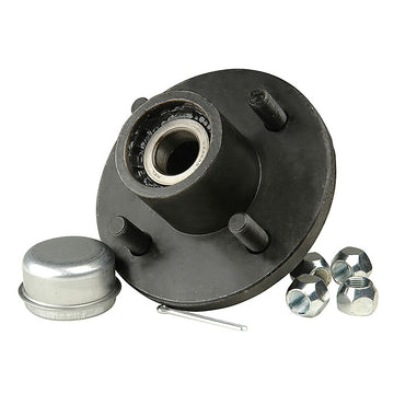C.E. Smith Painted Trailer Hub Kit, 4 x 4 in. Bolt Circle, 1 in. Straight Spindle