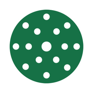 RUPES PROCUT Film Abrasive Discs, 6 in., 15-Hole, P800, Box of 50