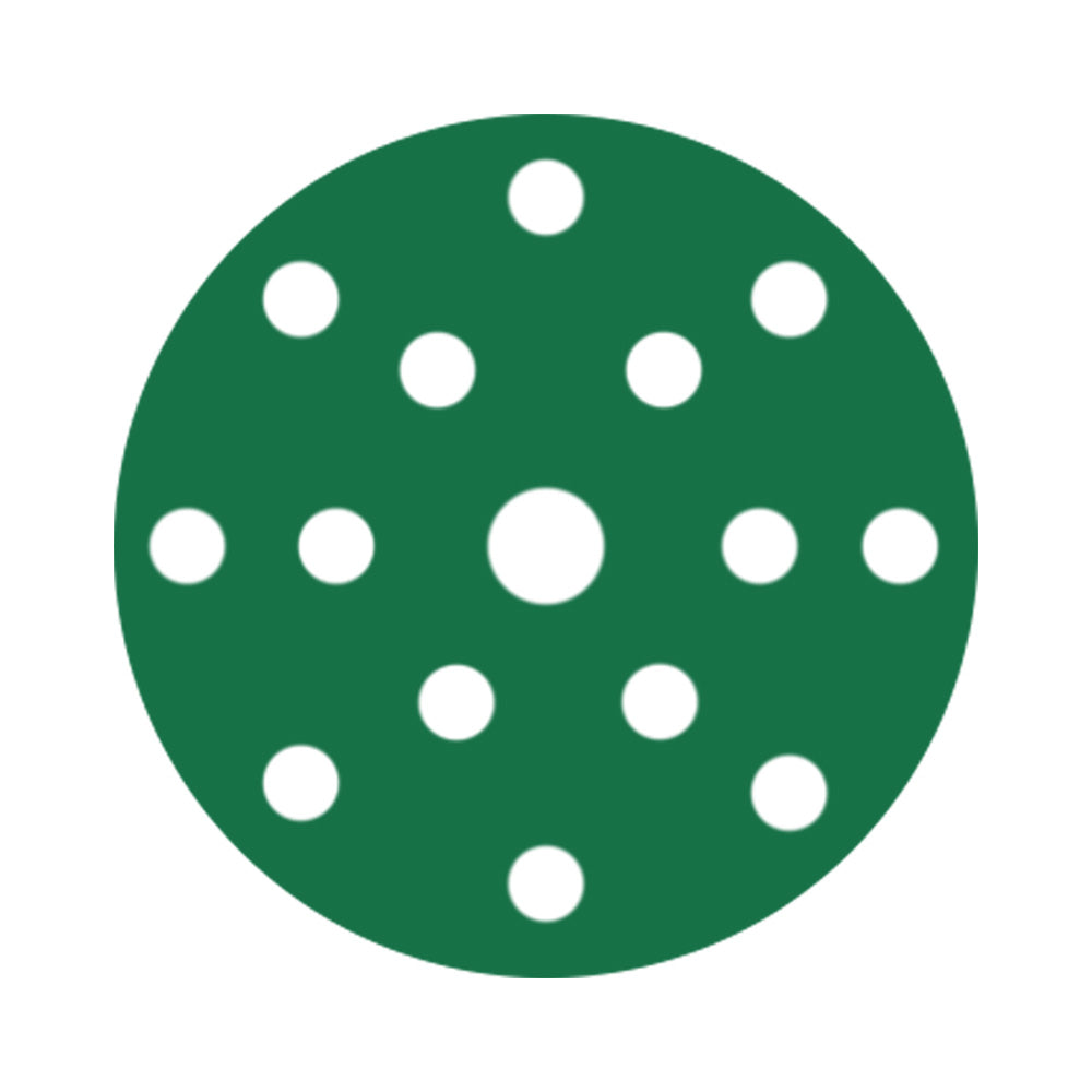 RUPES PROCUT Film Abrasive Discs, 6 in., 15-Hole, P600, Box of 50