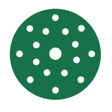 RUPES PROCUT Film Abrasive Discs, 5 in., 17-Hole, P220, Box of 50