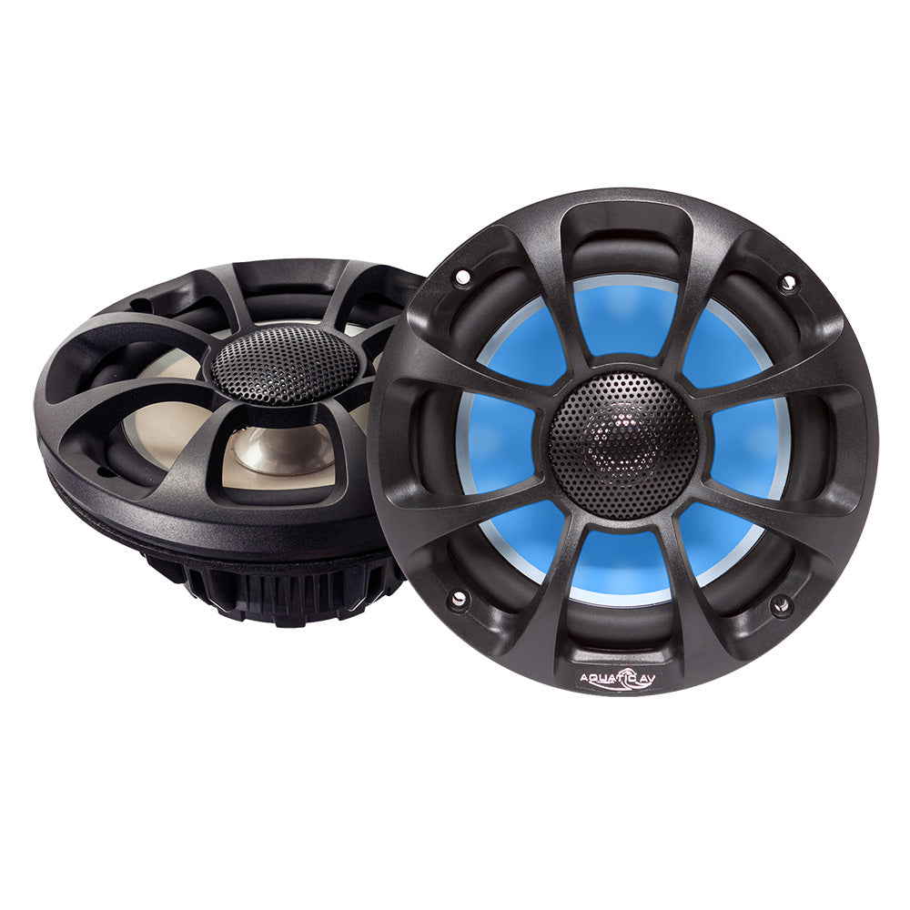 Aquatic AV PRO Sport 6.5 in. RGB Marine Speakers, Black, PX652