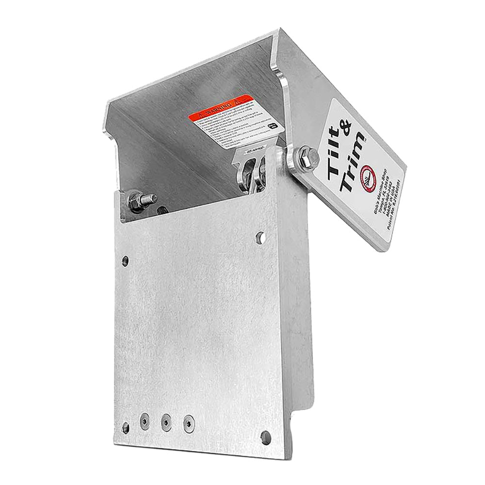 Bob’s Machine Action Series Hydraulic Tilt & Trim for Clamp-On Motors, Silver, Up to 30 HP
