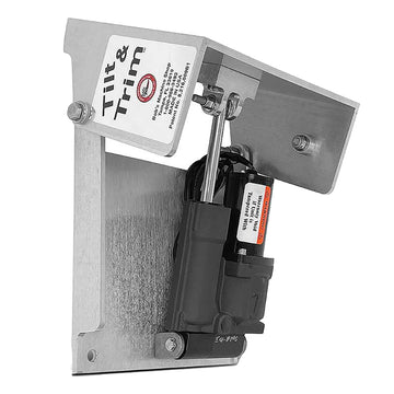 Bob’s Machine Action Series Hydraulic Tilt & Trim for Clamp-On Motors, Silver, Up to 30 HP