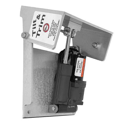 Bob’s Machine Action Series Hydraulic Tilt & Trim for Clamp-On Motors, Silver, Up to 30 HP