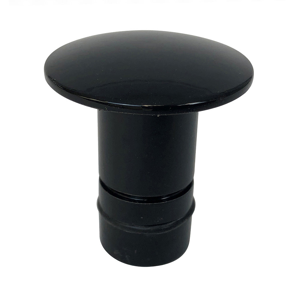Bob's Machine Pedestal Seat Deck Plug for 0.75 in. Holes, Black