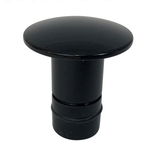 Bob's Machine Pedestal Seat Deck Plug for 0.75 in. Holes, Black
