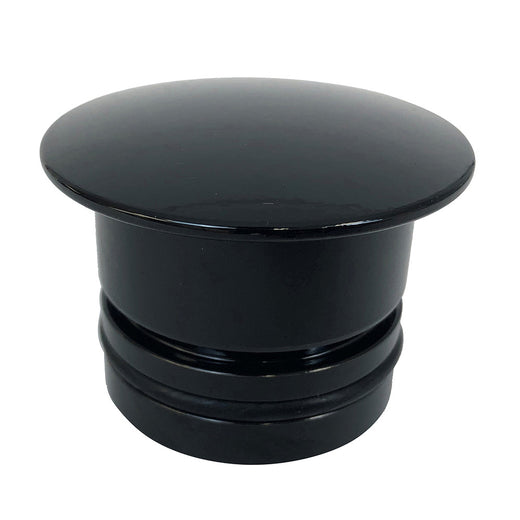 Bob's Machine Black Pedestal Seat Deck Plug, 1.77 in. Hole, 311-000001-PCGBLK